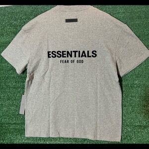 ESSENTIALS Fear of God Men's Short Sleeve T-Shirt - Light Gray